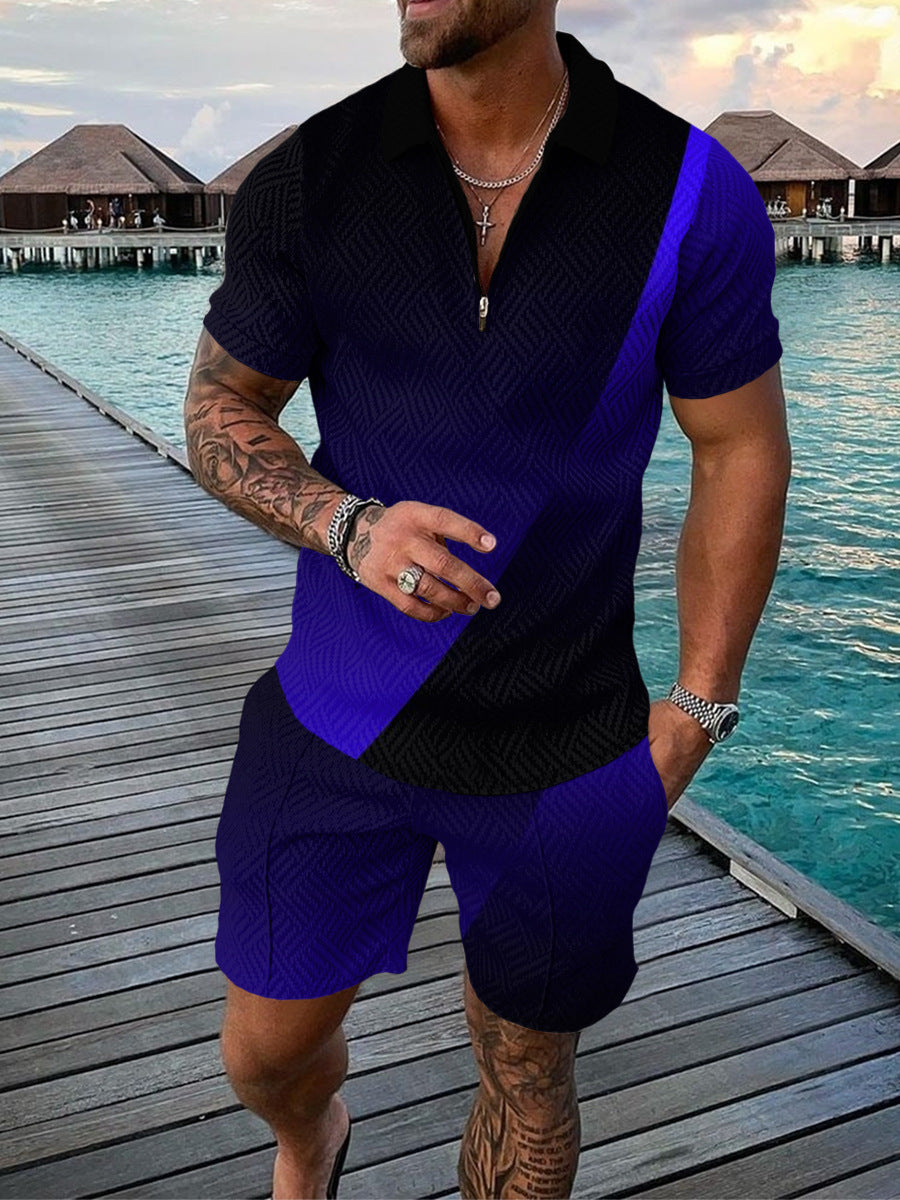 Fashion Personality Sports Casual Men's Suit